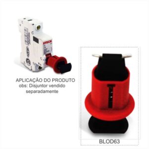 BLOQUEO P/ MINI DISYUNTOR 2/63A - DIFERENCIAL 25/125A - STECK - Imagen 1