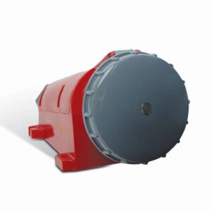 TOMA IND. EXT 3P+T+N 125A 380/440V 6H ROJO IP67 - Imagen 1