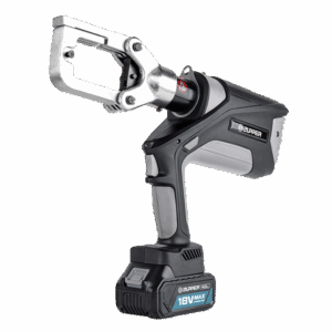 KIT Prensa y Cortadora Hidráulica Automática EB-60UNV - 60KN - 18V c/ Matrices y Bat. Recargable - Zupper