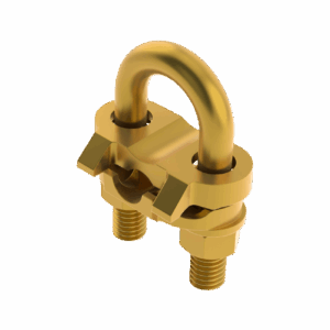 GRAMPA P/ JABALINA "U" 3/4"  DOBLE - OLIVO