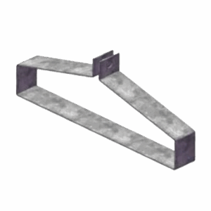 SOPORTE DE SUSPENSIÓN HORIZONTAL TIPO A 100X50MM #20