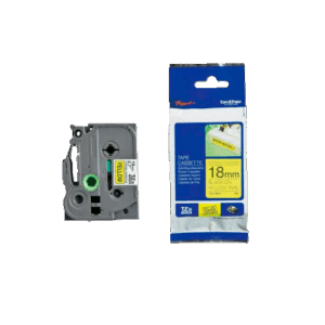 CINTA AMARILLO/NEGRO 24MM X 8M TZE641 - BROTHER