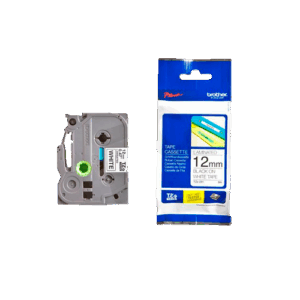 CINTA BLANCO/NEGRO 12MM X 8MTS TZE231 - BROTHER