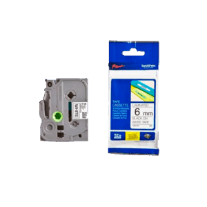 CINTA BLANCO/NEGRO 6MM X 8M TZE- 211 - BROTHER