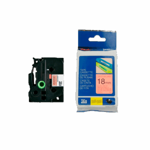 CINTA NARANJA FLUOR/NEGRO 18MM X 5 MTS TZEB4 - BROTHER