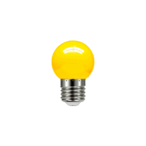 LAMPARA LED GOTA 1W E-27 220V AMARILLO