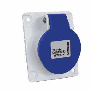 TOMA IND. EMB. 2X32A+T 200/250V 6H IP44 STECK