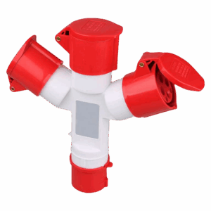 TOMA MULTIPLE IND. 3P+T 32A 380/440V 6H IP67 - STECK