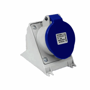 TOMA IND. EXT. 2X32A+T 200/250V 6H IP44 STECK