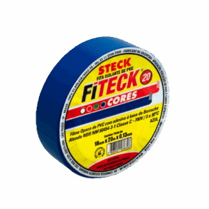 CINTA AISLADORA 20MTS AZUL - STECK