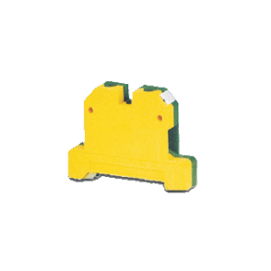 BORNE P/ RIEL DIN 10MM VERDE/AMARILLO - STECK