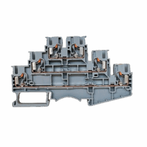 BORNE PUSH IN 2.5MM2 3 NIVELES GRIS - DEGSON