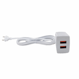 CARGADOR RAPIDO USB A - DOBLE 2,4A 3MTS - FORCE LINE