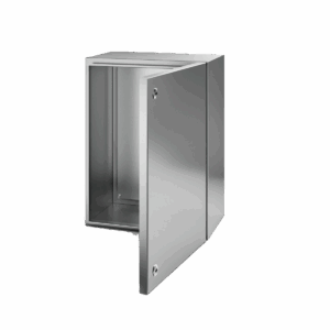 CAJA EXT. METAL C/ PUERTA INOX 400X300X200 MM