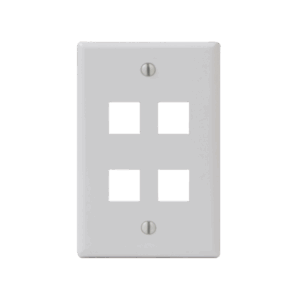 FACE PLATE 4 PUERTOS