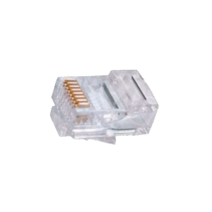 FICHA MACHO CRISTAL RJ45 CAT5