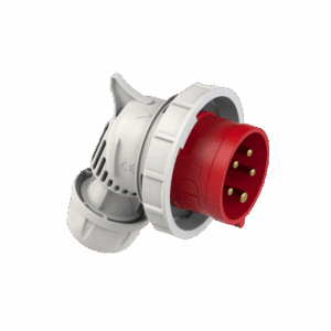 FICHA MACHO IND. ANGULAR 3X32A+T+N 415V 6H IP67 ROJO TWIST - PCE