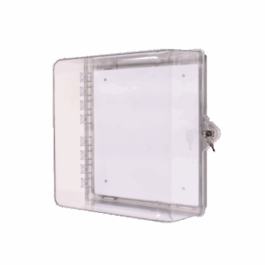 GABINETE 300X280X120MM P/ ALARMAS C/ CERRADURA