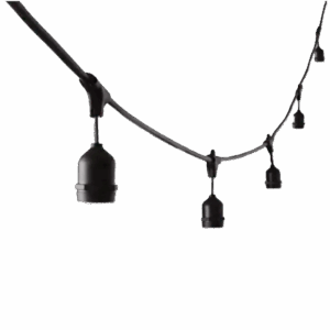 LUCES TIPO GUIRNALDA 10MTS P/ 20 LAMPARAS E27