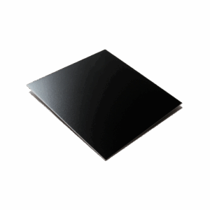 PLACA ALUMINIO MINIMAL NEGRO