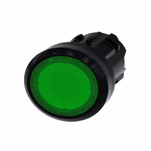 PULSADOR ARO LUMINOSO LED VERDE 220V - BRUM