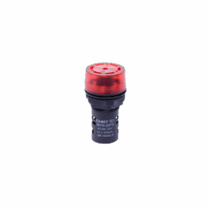 SEÑALIZADOR LED SONORO 22MM ROJO 230V AC/DC
