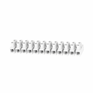 TIRA BORNERA 10MM2 57A 450V  BLANCO - DEGSON