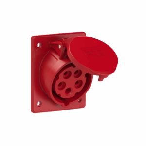 TOMA IND. EMBUTIR. 3X16A+T 415V 6H IP44 ROJO - PCE