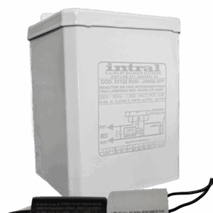 REACTOR INT. V. SODIO 250W 220V AFP (1132) C/ CAPACITOR E IGNITOR - INTRAL