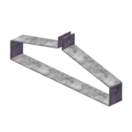 Soporte de Suspensión Horizontal Tipo a 300x50mm #18 - BGA