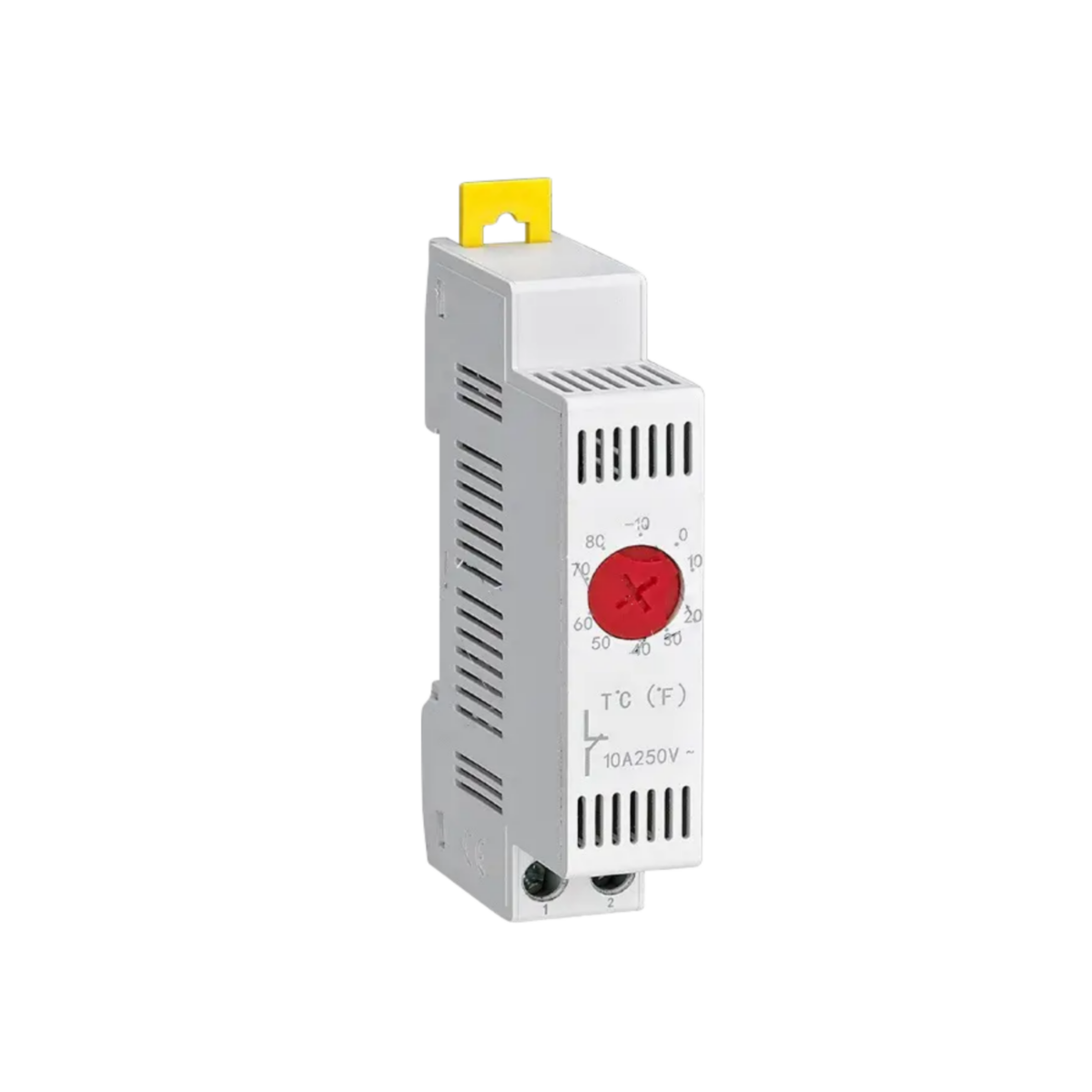 Termostato Tipo TM P/ Ventilador 1NC 10/60°C 120-250VAC Rojo - Natural  [MARCA?] - Imagen 1