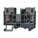 Borne P/ Riel DIN Push In 4mm² Gris - Degson