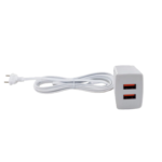 Cargador Rapido USB a - Doble 2,4A 3mts - Force Line