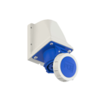 Toma Ind. Ext. 2X32A+T 250V 6H IP67 Azul SHARK - PCE