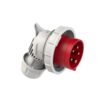 Ficha Macho Ind. Angular 3X16A+T 415V 6H IP67 Rojo Twist - PCE