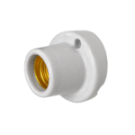 Portalampara Porcelana E27 Curvo  [MARCA?]