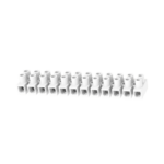 Tira Bornera 4mm² 32A 450V Blanco - Degson