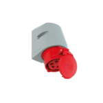 Toma Ind. Ext. 3X32A+T+N 415V 6H IP67 Rojo SHARK - PCE
