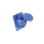 Toma Ind. Embutir. 2X16A+T 250V 6H IP44 Azul - PCE