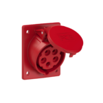 Toma Ind. Embutir. 3X16A+T 415V 6H IP44 Rojo - PCE