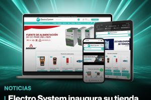 Tienda online de Electro System vista en notebook, tablet y celular