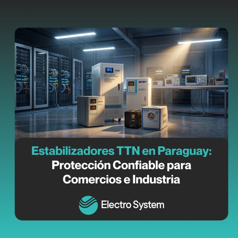 Estabilizador de tensión TTN distribuido por Electro System en Paraguay